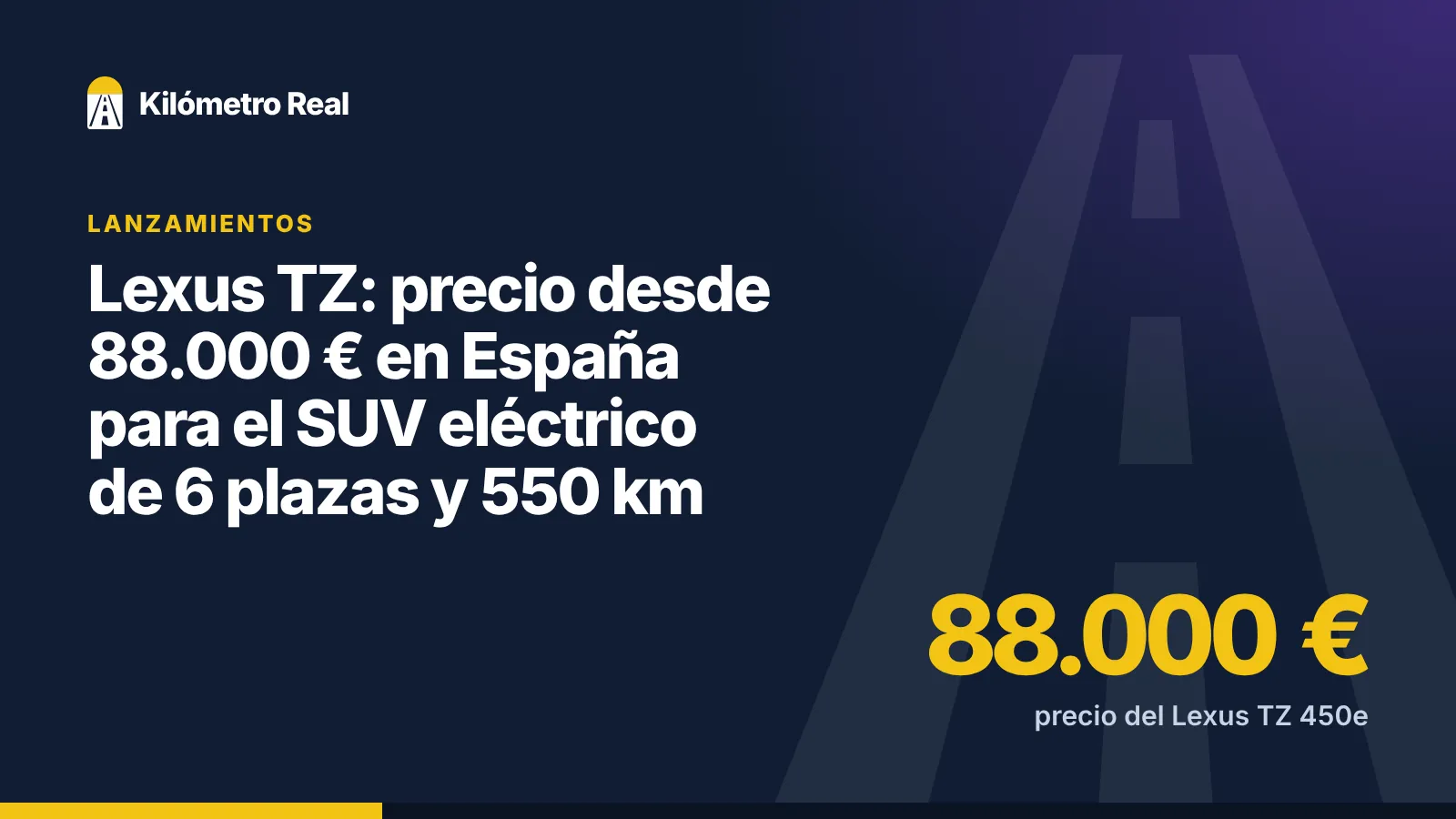 Lexus TZ: precio desde 88.000 € en España para el SUV eléctrico de 6 plazas y 550 km