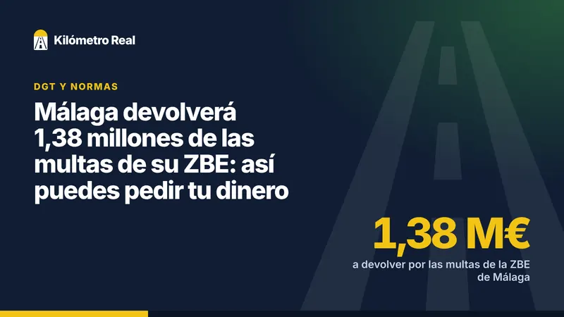 Málaga devolverá 1,38 millones de las multas de su ZBE: así puedes pedir tu dinero